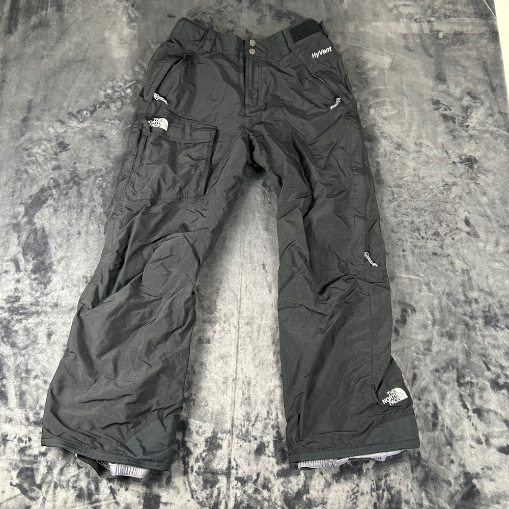 The North Face Snow Pants Womens M Black HyVent Cargo Insulated Ski Snowboard